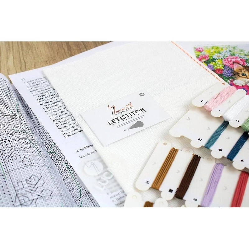 Luca-s Pretty Kitten Counted Cross Stitch Kit