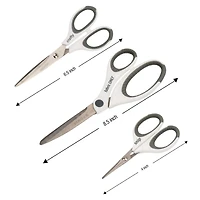 SINGER® Comfort Grip 3 Piece Multipurpose Fabric Scissors Set