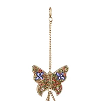 Gold Butterflies Metal Eclectic Windchime
