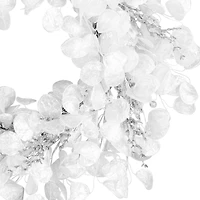 24" Winter Frost White Wreath