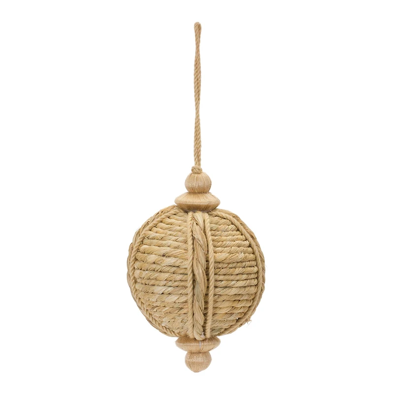 6ct. 5" Natural Jute Onion Ornament