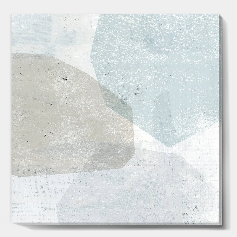 Designart - Grey and White Collage I