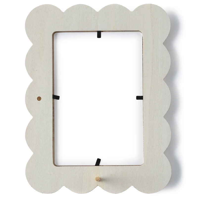 4" x 6" Wooden Scalloped Frame by Make Market®