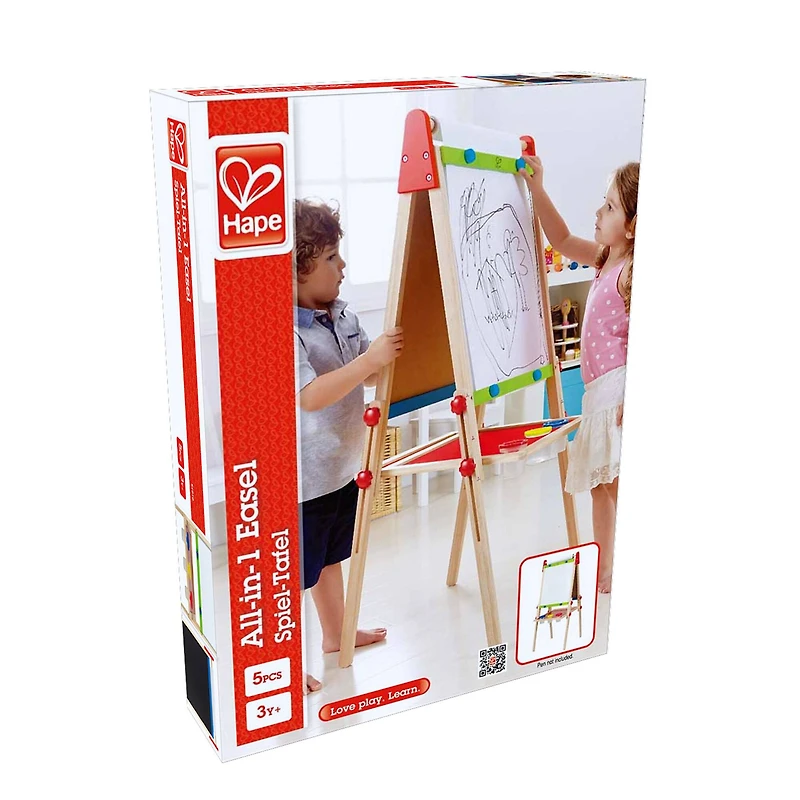 Hape All-in-One Easel Kid's Wooden Double-Sided Art Easel