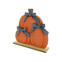 11.75" Pumpkins with Ribbons Tabletop Décor by Ashland®