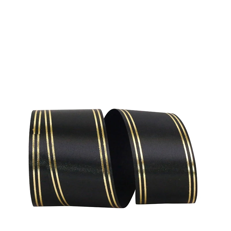 The Ribbon Roll 2.5" x 50yd. Quad Stripe Ribbon