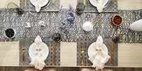 DII® Reversible Basket Weave Woven Placemats