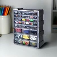 Quantum Storage Systems® Black & Gray 39-Drawer Cabinet