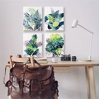 Stupell Industries Tropical Palms Canvas Wall Art Set