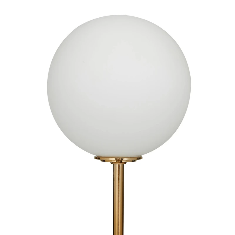 31" 2 Orb Table Lamp with Marble Base