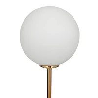 31" 2 Orb Table Lamp with Marble Base