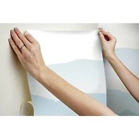 Wanderlust Blue Peel & Stick Mural