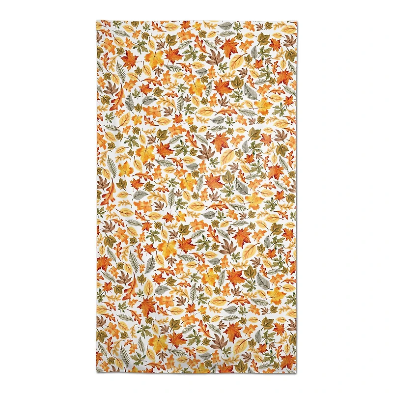 102" Fall Leaves Pattern Tablecloth