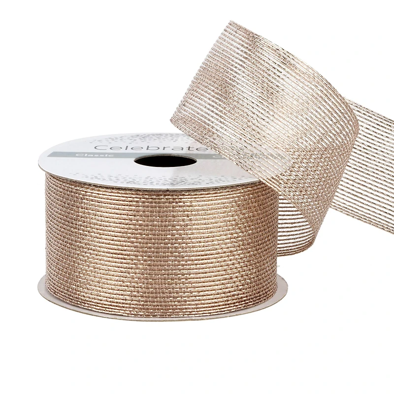 1.5" x 3yd. Metallic Mesh by Celebrate It