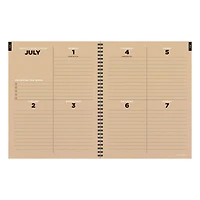 TF Publishing 2024 - 2025 Lava Wave Large Spiral Planner