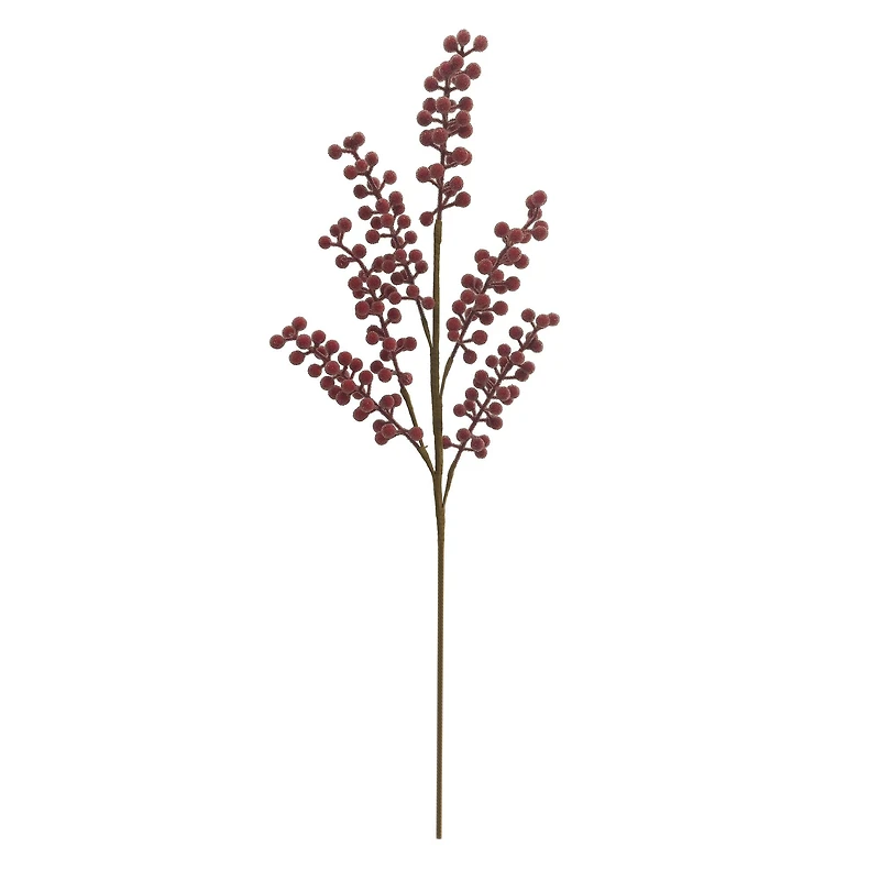 28" Red Iced Berry Stem by Ashland®