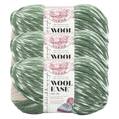 3 Pack Lion Brand® Wool Ease® Fair Isle Yarn