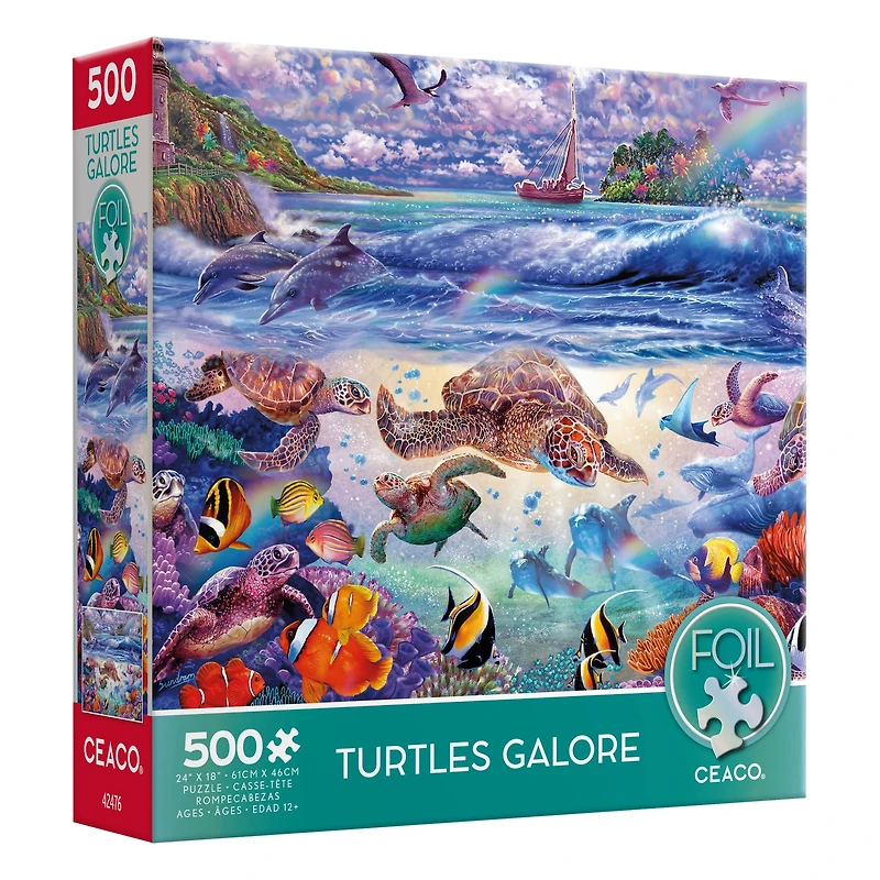 Assorted Foil 500 Piece Puzzle