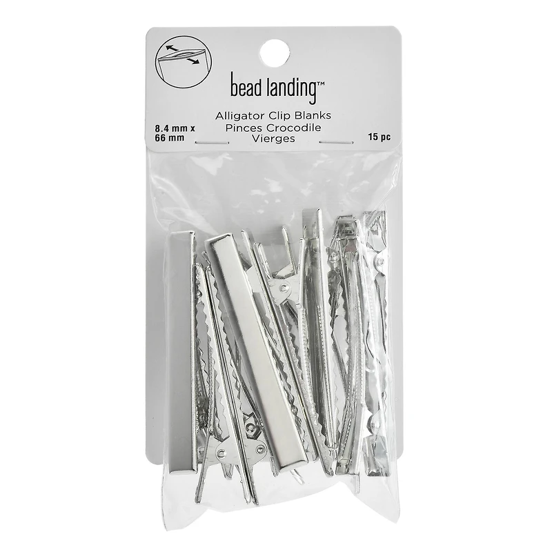 8.5mm Alligator Clip Blanks