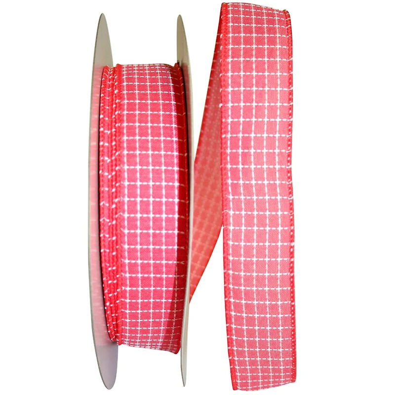 JAM Paper 1.5" x 50yd. Saddle Linen Ribbon