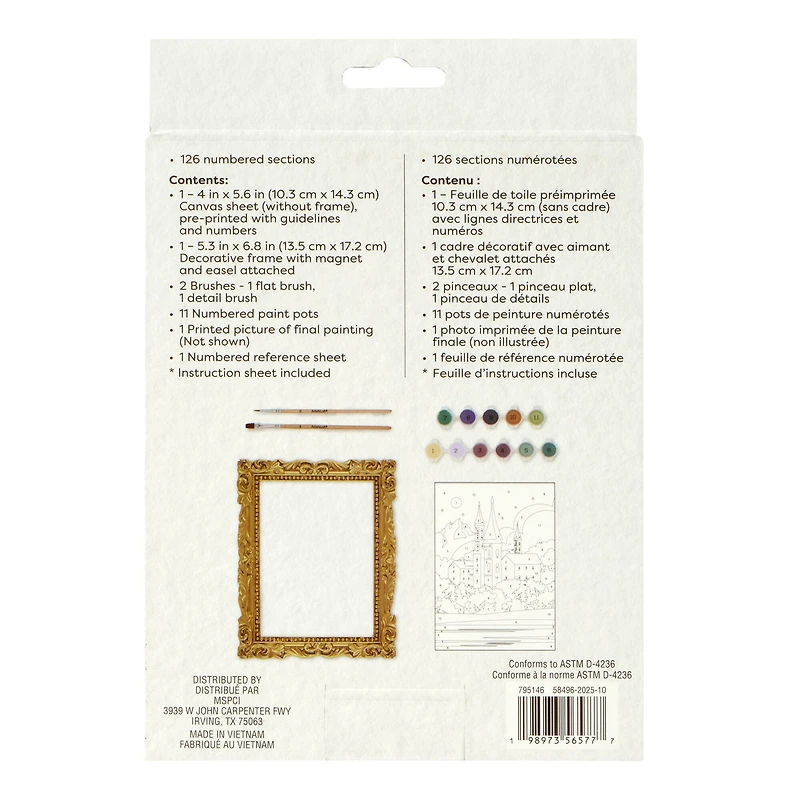 Castle Paint-by-Number Framed Mini Kit by Artist's Loft®