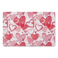 Heart Cluster Pattern 27" x 18" Floor Mat