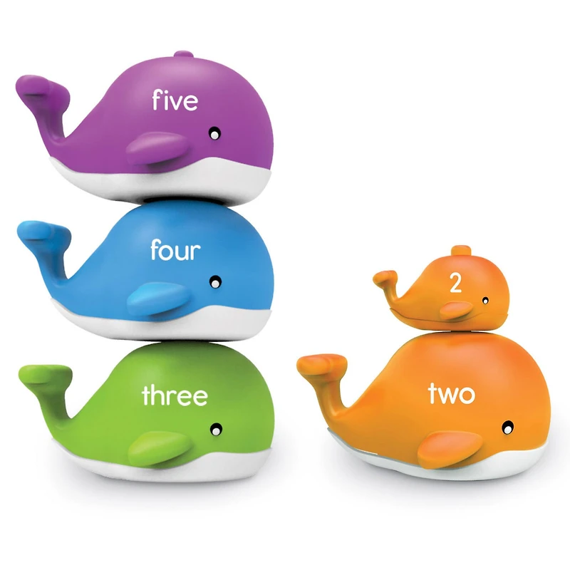 Learning Resources® Snap-n-Learn™ Stacking Whales