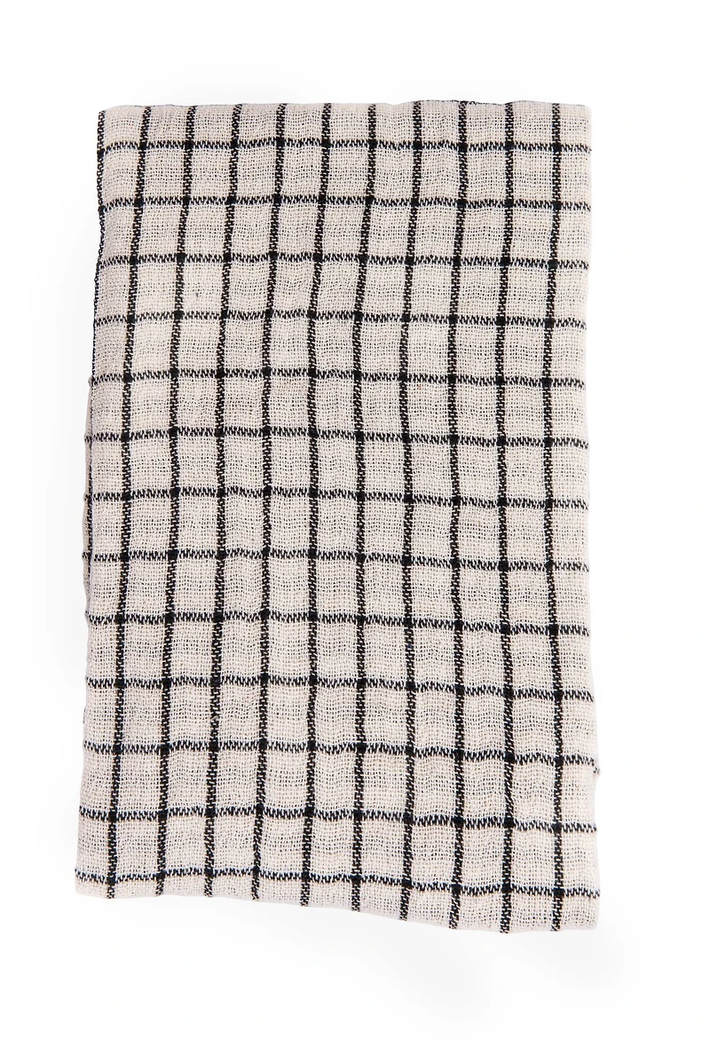 Hello Honey® Blue & Green Stripes & Checks Cotton Tea Towel Set