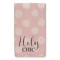 Holy Chic Pink Polka 16" x 25" Tea Towel - Set of 2