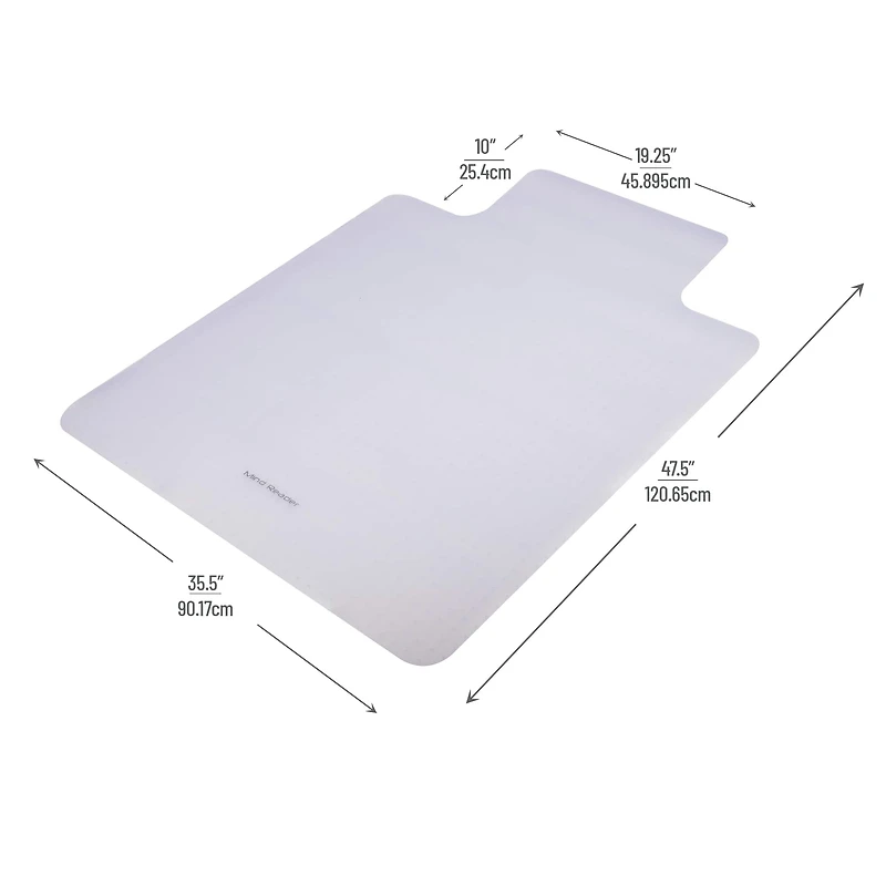 Mind Reader 9-to-5 Collection Clear Office Chair Mat, 2ct.