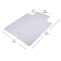 Mind Reader 9-to-5 Collection Clear Office Chair Mat, 2ct.