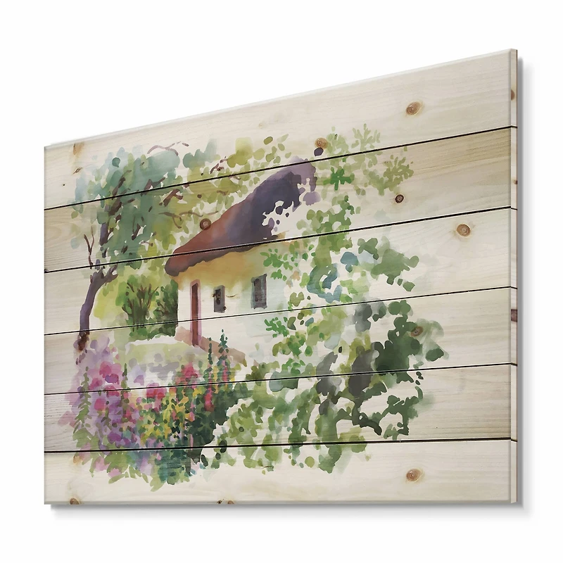 Designart - Rural Village On A Green Summer Day