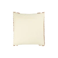 Hello Honey® Pink Embroidered Pillow with Decorative Front Tassels