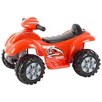 Toy Time Red Battery Powered Ride-On ATV Dinosaur Quad