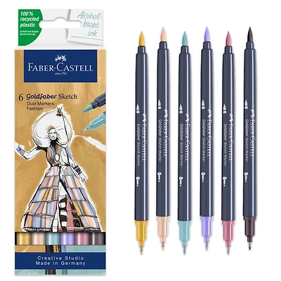 Faber-Castell® Goldfaber Sketch Fashion Dual Tip Alcohol Markers