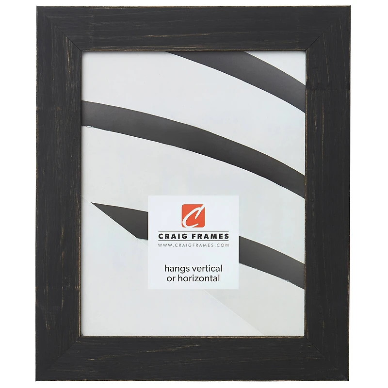 Craig Frames Jasper Charcoal Black Picture Frame