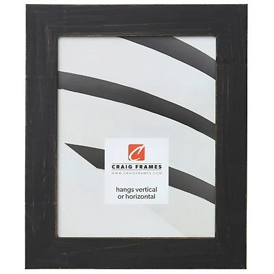 Craig Frames Jasper Charcoal Black Picture Frame