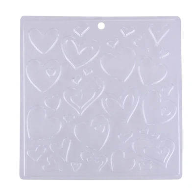 Hearts Plastic Candy Mold by Makery™