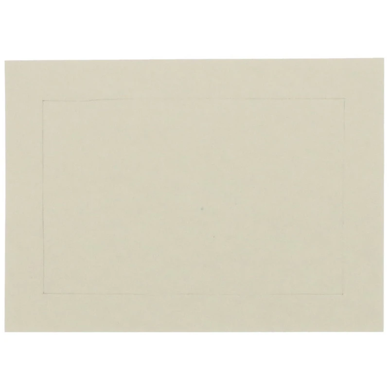 JAM Paper 3.5" x 4.875" Ivory Panel Blank Flat Note Cards
