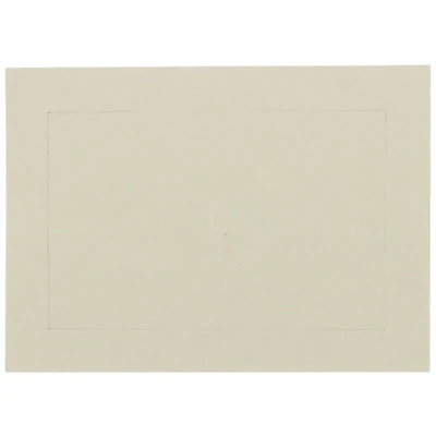 JAM Paper 3.5" x 4.875" Ivory Panel Blank Flat Note Cards