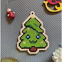 Wizardi Diamond Painting Ornament Kit Christmas Tree