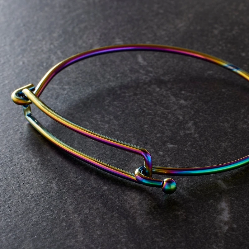 67mm Oil Slick Charm Bangle by Bead Landing™