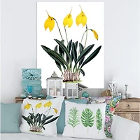 Designart - Retro Orchid Flowers