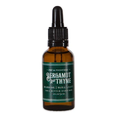 Pre de Provence Bergamot & Thyme Shea Butter Enriched Beard Oil