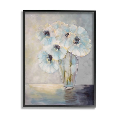 Stupell Industries Delicate White Flower Bouquet Still Life Framed Giclee Art