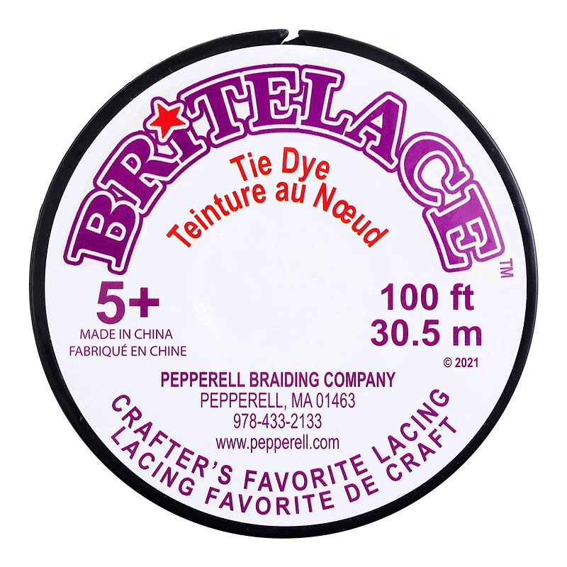 Britelace™ 2.3mm Blue Tie Dye Lacing