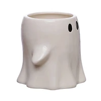 5.25" White Ghost Ceramic Decorative Container by Ashland®