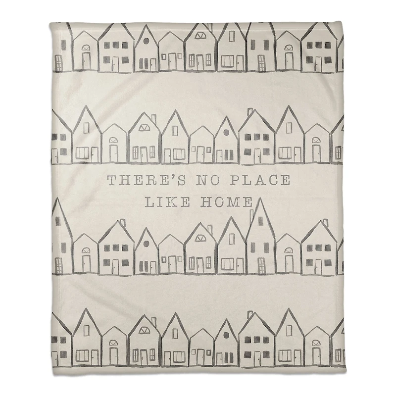 There's No Place like Home 50" x 60" Coral Fleece Blanket