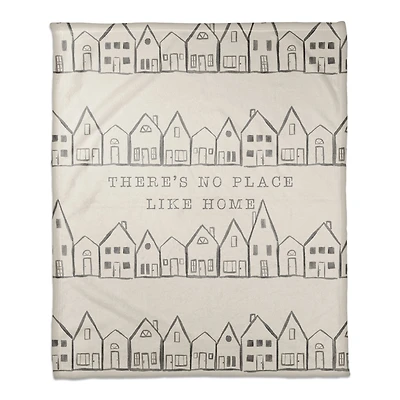 There's No Place like Home 50" x 60" Coral Fleece Blanket