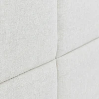 Hello Honey® NoSom Natural Sound Reducing 4-Panel Linen Blend Upholstered Headboard